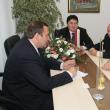 Noul ambasador al Poloniei în România, Excelenţa Sa Wojciech Zajaczkowski, la întâlnirea cu preşedintele Consiliului Judeţean, Gheorghe Flutur