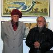 Maestrul Corneliu Tincu şi prietenul său, artistul plastic Adrian Bocancea