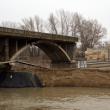 Reconstrucţia podului peste râul Suceava a început în 2011