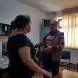 Vasile Strugariu și proprietara portofelului pierdut