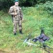 Grănicerii ucraineni au pus la pământ, la propriu, o dronă care era folosită pentru transportul ţigărilor de contrabandă