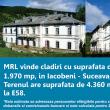MRL vinde cladiri cu suprafata de aprox. 1970 mp si teren in suprafata de 4360 mp, in Iacobeni-Suceava, cu 884 Euro/luna.