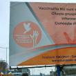 Panou publicitar antivaccinare. Foto: transilvania reporter