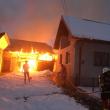 În incendiul de la Negostina a murit un bătrân în vârstă de 84 de ani