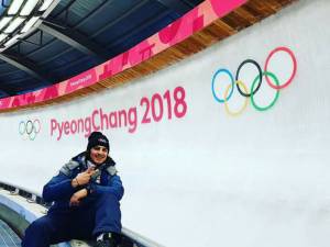 Dorin Velicu şi Maria Marinela Mazilu, în competiţia de skeleton de la Pyeongchang, Coreea de Sud