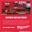 Caravana Milwaukee Big Red Truck – We bring the Thunder, eveniment unic în Suceava