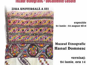 Expoziția „Cămașa cu altiță din Bucovina. Tezaur etnografic – documente cusute”