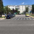 Trecerea de pietoni din zona Policlinicii a fost mutată la jumătatea străzii, iar în zona fostei treceri se vor monta garduri