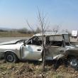 Dacia Papuc în care se afla femeia care a murit