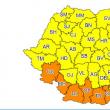 Cod galben de vreme rea până miercuri seara