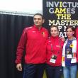 Suceveanul Iriciuc, în stânga. În dreapta, colegul său, care a urcat în acest an pe podium la proba de canotaj în sală - anduranţă