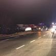 Trei maşini au fost implicate aseară într-un accident cu victime pe drumul european 85, în zona localității Cumpărătura