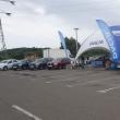 Standul şi autoturismele Dacia expuse în cadrul evenimentului care are loc în aceste zile la Iulius Mall