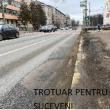 Cușnir face comparaţie între trotuarul din fața primăriei și cele din alte zone ale Sucevei