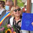 Festivitatea de înmânare a diplomei de Cetățean de Onoare al Sucevei universitarului Elena-Brândușa Steiciuc, în parcul de agrement Tătărași