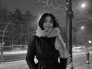 Andreea Horga, tânăra de 21 de ani din Berchișești, care și-a pierdut viața marți la amiază în accidentul de la Liteni - Moara