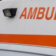 Bărbatul a fost preluat de o ambulanță
