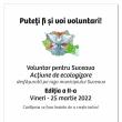 Asociația Nes Designer Cultural invită cât mai mulți suceveni la Campania „Voluntar pentru Suceava. Acțiune de Ecologizare!”
