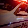Un „șofer” fără permis s-a răsturnat cu mașina în timp ce fugea de polițiști Foto romania24.ro