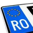 Plăcuțele de înmatriculare și dovada înlocuitoare a certificatului de înmatriculare, eliberate de loc