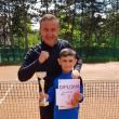 Fălticeneanul David Arcip, dublu campion în Circuitul Naţional FRT U12 „Lechner Tennis School”