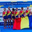 Barca feminină de 8+1 a României, campioană europeană, a avut două sucevence în echipaj