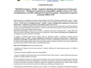 Health&amp;Greenspace – Health – responsive planning and management of urban green infrastructure – Planificarea și gestionarea responsabilă a spațiilor urbane verzi
