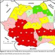 Harta studiu îmbătrânire demografică - sursa www.libertatea.ro