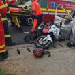 Motociclist dus la spital după ce s-a ciocnit cu un autoturism