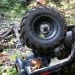 A confundat frâna cu accelerația și a intrat cu ATV-ul în copac Sursa portalsm.ro