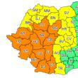 Cod galben de ploi abundente până vineri seara