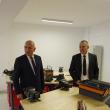 Primarul din Siret, Adrian Popoiu, și directorul ADR Nord-Est, Vasile Asandei