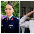 Eleva sergent-major Alexia Ursuțu și elevul plutonier-major Marius-Alin Curcă