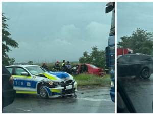 Un BMW nou care trebuia să ajungă la IPJ Suceava, implicat într-un accident mortal pe E85  Foto ziaruldevrancea.ro