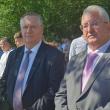 Primarul Ion Lungu și secretarul CL Suceava, Ioan Ciutac, la Schitul Mănăstioara