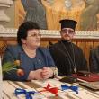 Inspectorul de religie  prof. Daniela Ceredeev prezidând evenimentul de la Mânăstirea Cămârzani