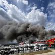 Un incendiu la o fabrică din Salcea a impus transmiterea unui mesaj Ro-Alert