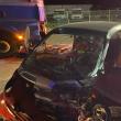 Accident între un tir și o mașină pe E85. O femeie a rămas încarcerată