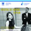 Recital de vioară și pian, pe scena Universității