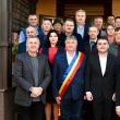 Lideri ai PSD Suceava, alături de primarul din Volovăț, Ioan Vicol, la depunerea  jurământului în cel de-al patrulea mandat