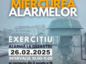 Sirenele vor emite mâine semnalul „alarmă la dezastre”. Este vorba doar de un exercițiu al ISU „Bucovina”