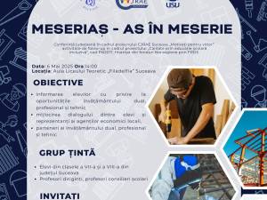 Oportunitățile învățământului dual, profesional și tehnic, promovat la „MeseriAȘ - AS în meserie”