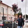 În Rădăuți a început montarea granitului pe trotuarele din zona centrală a municipiului