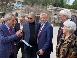 Rădăuțeanul Constantin Luchian, prezent la dezvelirea plăcii comemorative dedicate deținuților politici care au reconstruit Cazinoul din Constanța