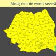 Atenționare de vreme rea, cu averse torențiale, fulgere și vijelii