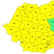 Cod galben de caniculă, până joi seara, în zeci de județe