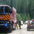 Un incendiu de vegetație forestieră s-a extins cu repeziciune din cauza vântului puternic