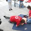 Primul defibrilator dintr-un spațiu public din centrul Sucevei, instalat vineri de Crucea Roșie