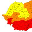 Cod portocaliu de caniculă și disconfort termic, dar și de furtuni cauzate de instabilitatea atmosferică