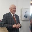 Artistul Radu Bercea, în cadrul expoziției deschise la Gura Humorului